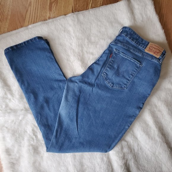 LEVIS CLASSIC MID RISE SKINNY JEANS - Picture 2 of 8